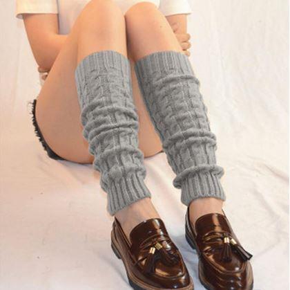 Obrázok z Hrejivé návleky na nohy  -  sivé