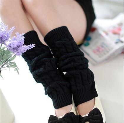 Obrázok z Hrejivé návleky na nohy  -  čierne