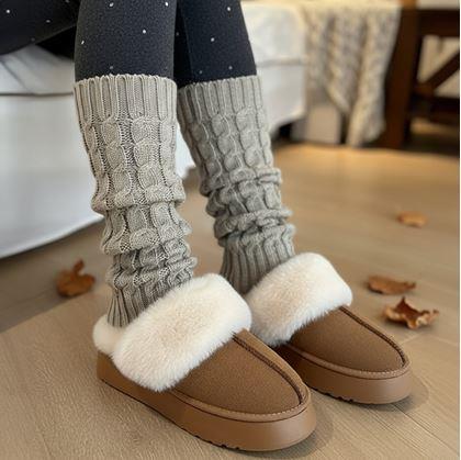 Obrázok z Hrejivé návleky na nohy  -  sivé