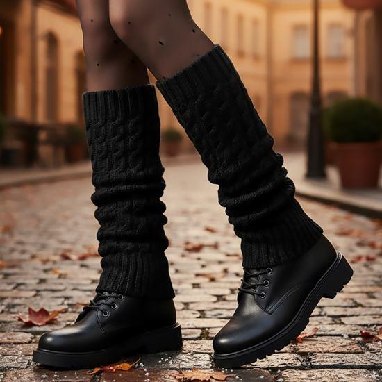 Obrázok z Hrejivé návleky na nohy  -  čierne