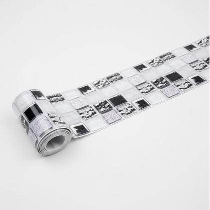 Obrázok z Samolepiaca lišta mozaika - gray mix