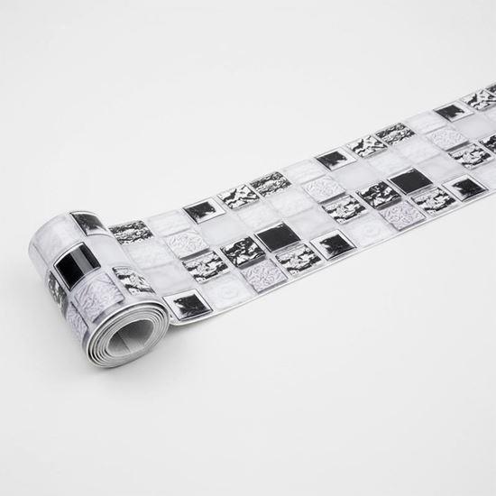 Obrázok z Samolepiaca lišta mozaika - gray mix