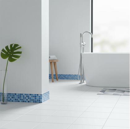 Obrázok z Samolepiaca lišta mozaika - modrá zmes