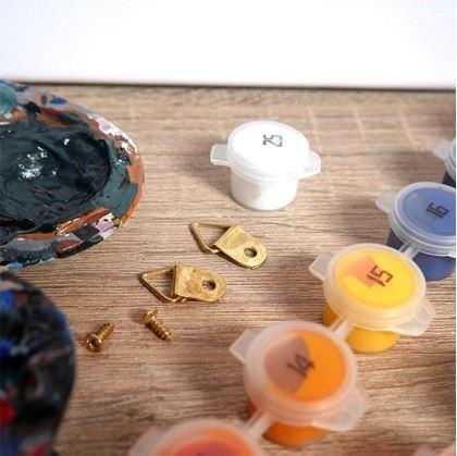 Obrázok z Darčeková sada na maľovanie - plátno 50x40 cm, sada farieb a štetce