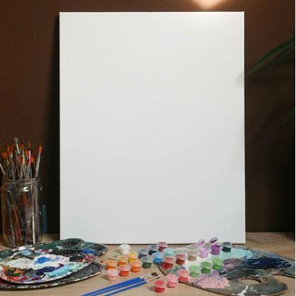 Obrázok z Darčeková sada na maľovanie - plátno 50x40 cm, sada farieb a štetce