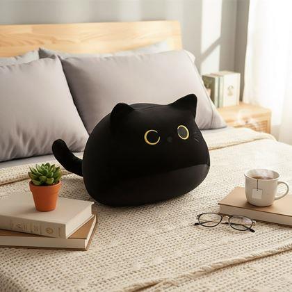 Obrázok z Vankúš čierna mačka
