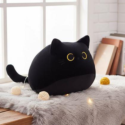 Obrázok z Vankúš čierna mačka