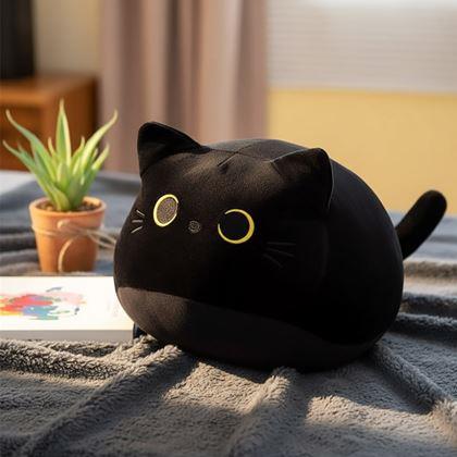 Obrázok z Vankúš čierna mačka