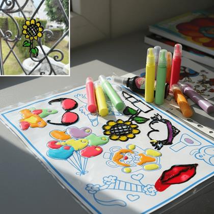 Obrázok z Farby na sklo s predlohou