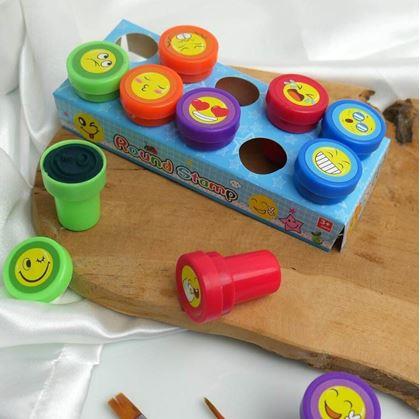 Obrázok z Detské pečiatky smajlíci - 10 ks