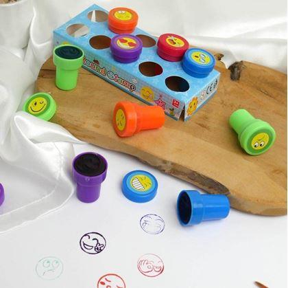 Obrázok z Detské pečiatky smajlíci - 10 ks