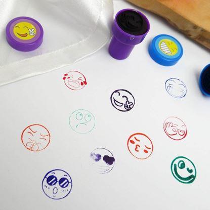 Obrázok Detské pečiatky smajlíci - 10 ks