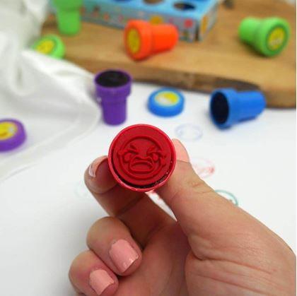 Obrázok z Detské pečiatky smajlíci - 10 ks