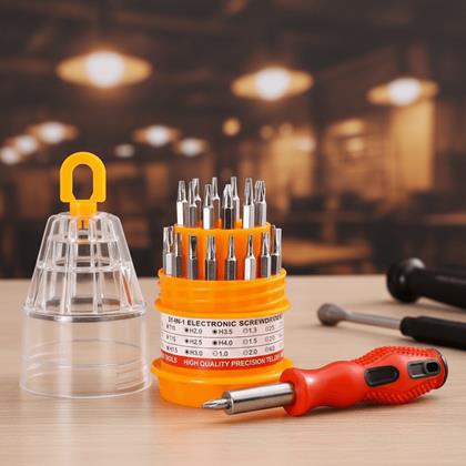 Obrázok z Mini sada cestovných skrutkovačov 31v1