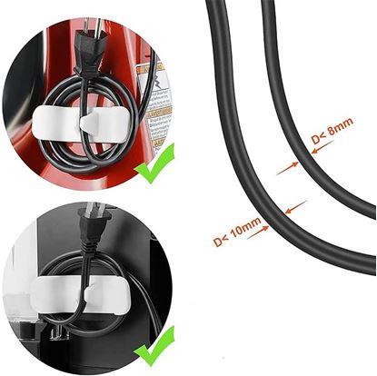 Obrázok Samolepiaci organizér na káble - svorka