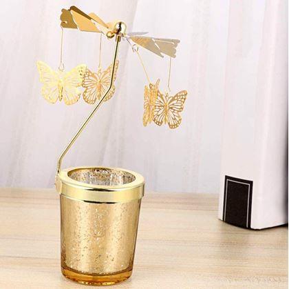 Obrázok z Rotujúci svietnik  -  motýliky