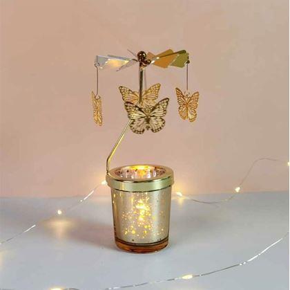 Obrázok z Rotujúci svietnik  -  motýliky