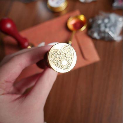 Obrázok z Darčeková sada na výrobu pečatí -  srdiečko