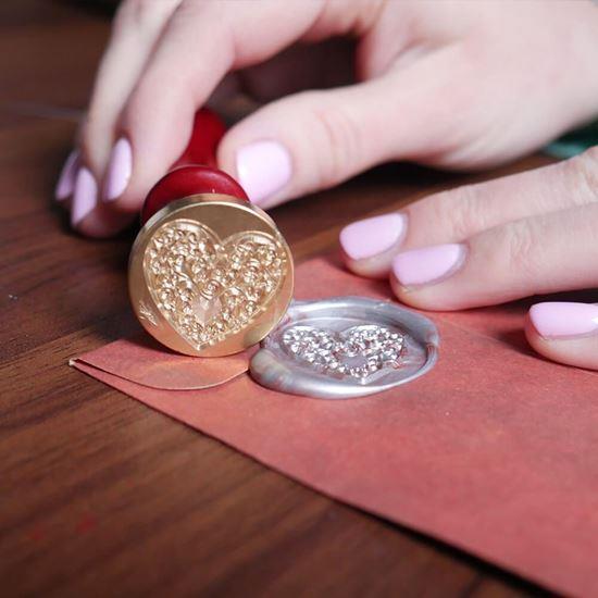 Obrázok z Darčeková sada na výrobu pečatí -  srdiečko