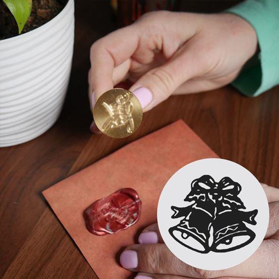 Obrázok z Darčeková sada na výrobu pečatí -  vianočné zvončeky