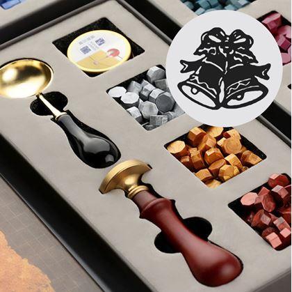 Obrázok z Darčeková sada na výrobu pečatí -  vianočné zvončeky