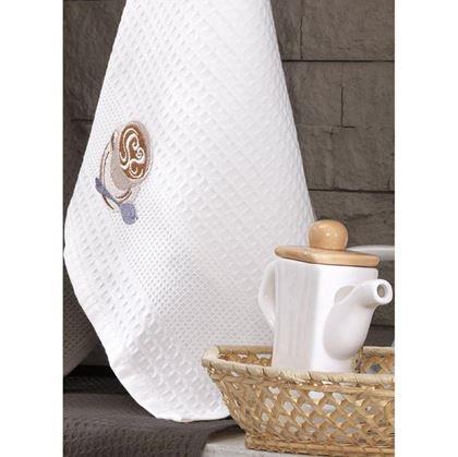 Obrázok z Darčeková sada vaflových utierok 3 ks - káva