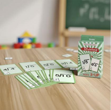 Obrázok z Sada matematických kartičiek 36 ks - delenie