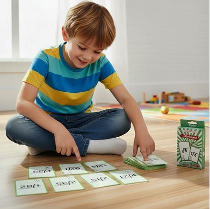 Obrázok z Sada matematických kartičiek 36 ks - delenie