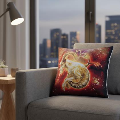 Obrázok z Povlak na vankúš znamenie - Capricorn