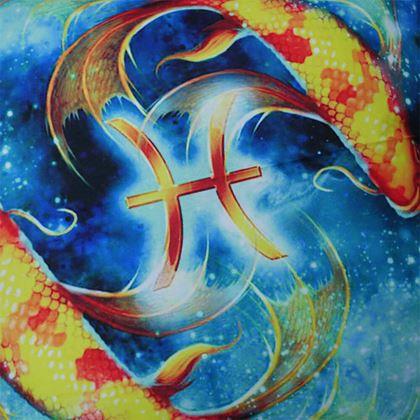 Obrázok z Povlak na vankúš znamenie - ryby