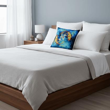 Obrázok z Povlak na vankúš znamenie - ryby