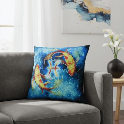 Obrázok z Povlak na vankúš znamenie - ryby