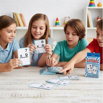 Obrázok z Sada matematických kartičiek 36 ks - násobenie