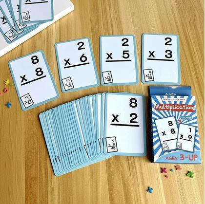 Obrázok z Sada matematických kartičiek 36 ks - násobenie