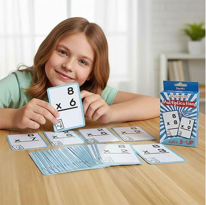 Obrázok z Sada matematických kartičiek 36 ks - násobenie