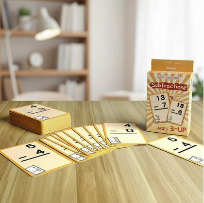 Obrázok z Sada matematických kartičiek 36 ks - odčítanie