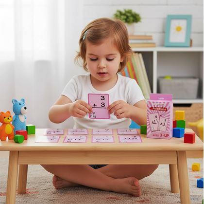 Obrázok z Sada matematických kartičiek 36 ks - sčítanie