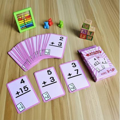 Obrázok z Sada matematických kartičiek 36 ks - sčítanie