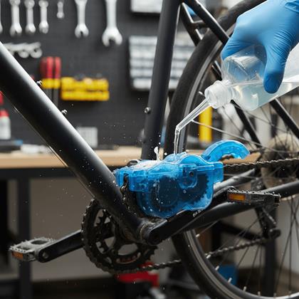 Obrázok z Čistička reťazí s príslušenstvom