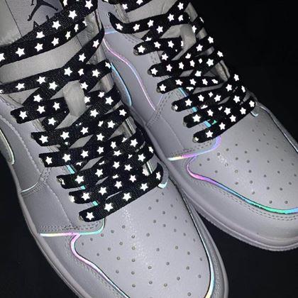 Obrázok z Šnúrky s reflexnými hviezdičkami  -  čierne