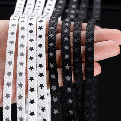 Obrázok z Šnúrky s reflexnými hviezdičkami  -  biele