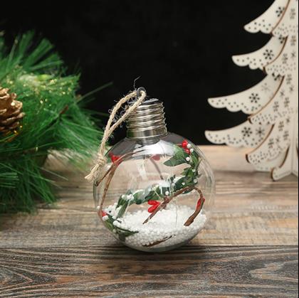 Obrázok z Vianočná LED svietiaca guľa na stromček -  girlanda