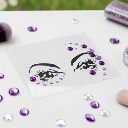 Obrázok Nalepovacie kamienky na tvár