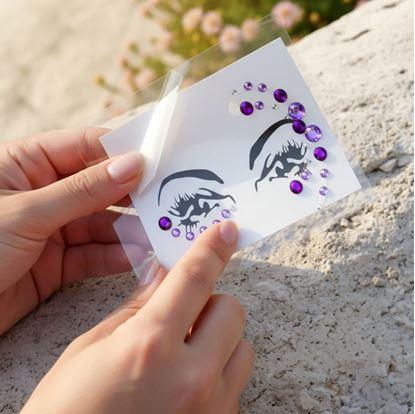 Obrázok Nalepovacie kamienky na tvár