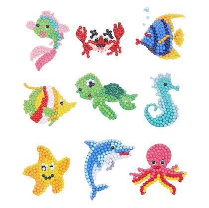Obrázok z Diamantové maľovanie pre deti samolepky - morský svet 