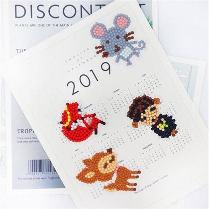 Obrázok z Diamantové maľovanie pre deti samolepky -  mix zvieratiek