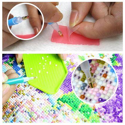 Obrázok z Diamantové maľovanie deluxe - páv 