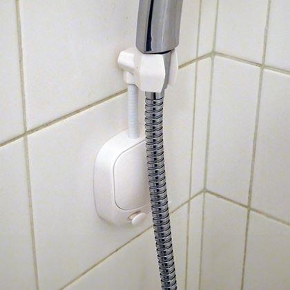 Obrázok z Samolepiaci držiak na sprchu  -  biely