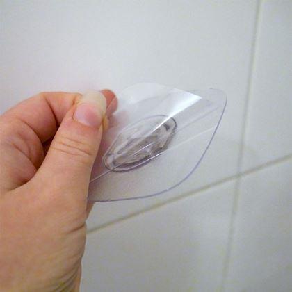 Obrázok z Samolepiaci držiak na sprchu  -  biely