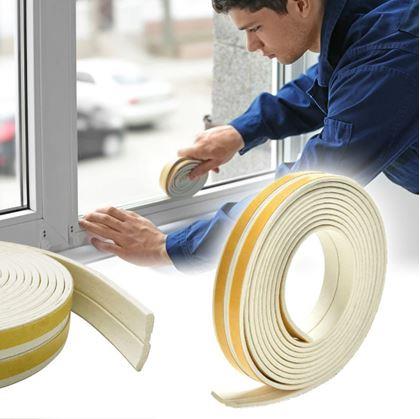 Obrázok z Samolepiace tesnenie do okien a dverí  -  biele